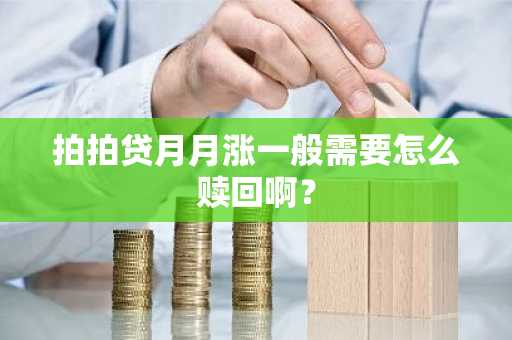 拍拍贷月月涨一般需要怎么赎回啊？