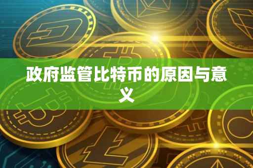 政府监管比特币的原因与意义