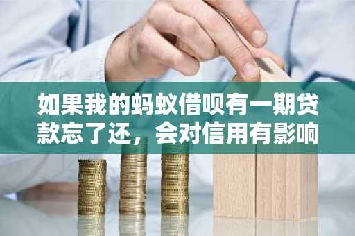 如果我的蚂蚁借呗有一期贷款忘了还，会对信用有影响吗？