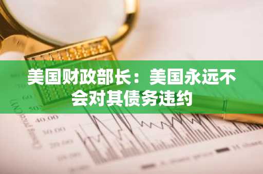 美国财政部长：美国永远不会对其债务违约