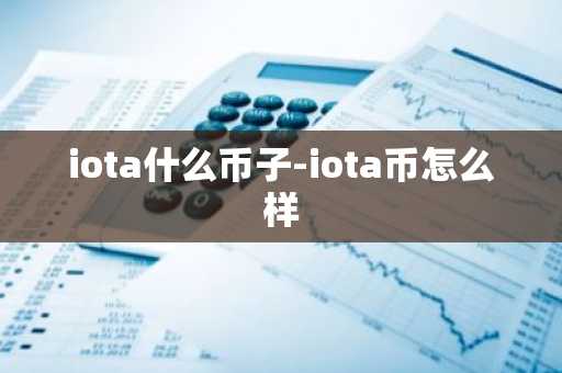 iota什么币子-iota币怎么样