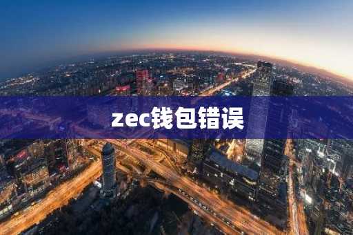 zec钱包错误