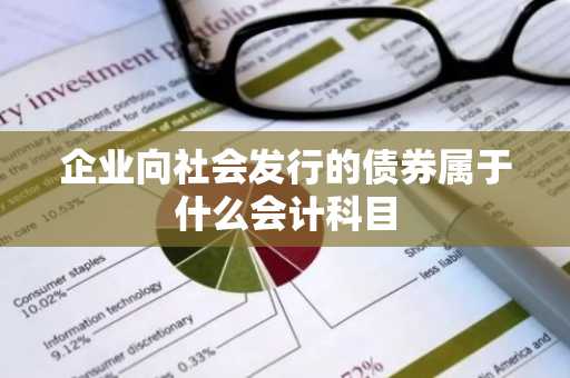 企业向社会发行的债券属于什么会计科目