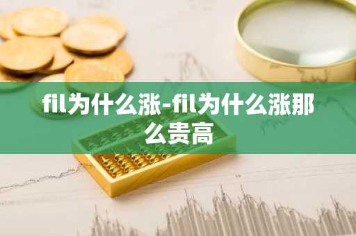fil为什么涨-fil为什么涨那么贵高