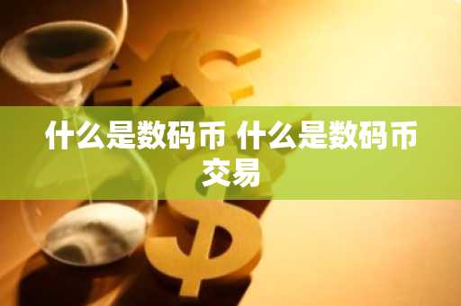 什么是数码币 什么是数码币交易
