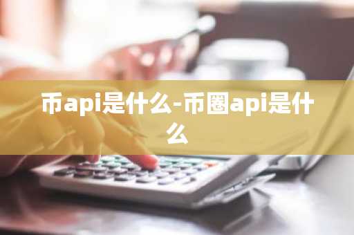 币api是什么-币圈api是什么