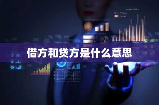 借方和贷方是什么意思