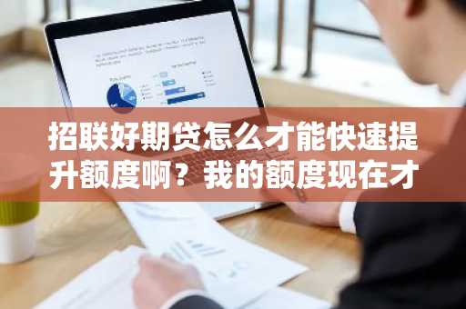招联好期贷怎么才能快速提升额度啊？我的额度现在才到1000块钱啊？