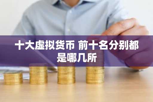 十大虚拟货币 前十名分别都是哪几所
