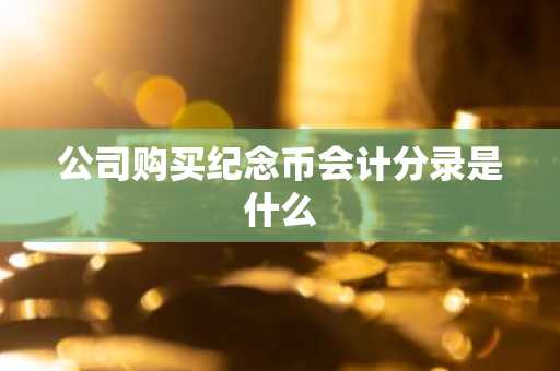 公司购买纪念币会计分录是什么