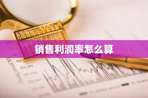 销售利润率怎么算