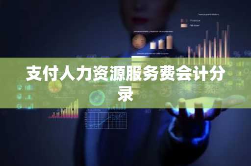 支付人力资源服务费会计分录