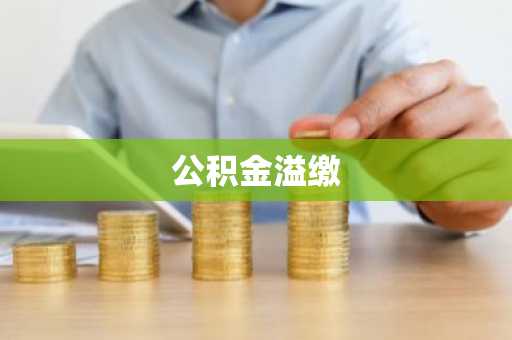 公积金溢缴