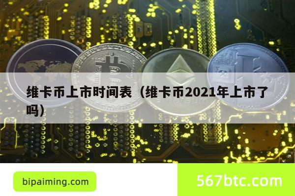 维卡币上市时间表（维卡币2021年上市了吗）