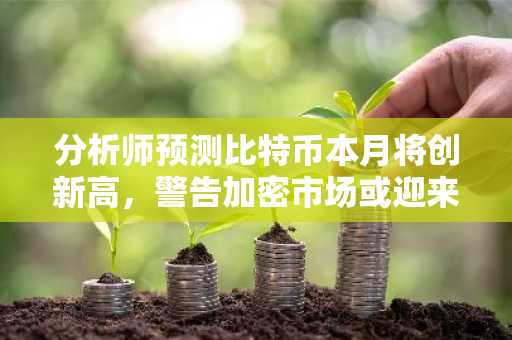分析师预测比特币本月将创新高，警告加密市场或迎来新泡沫