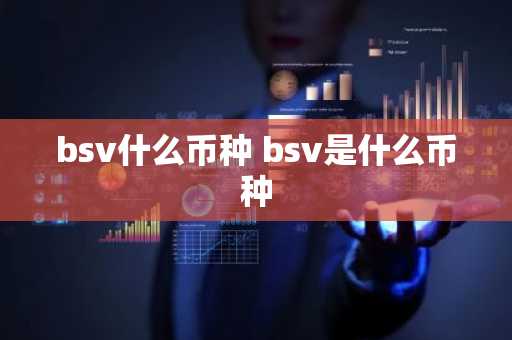 bsv什么币种 bsv是什么币种