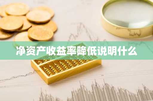 净资产收益率降低说明什么