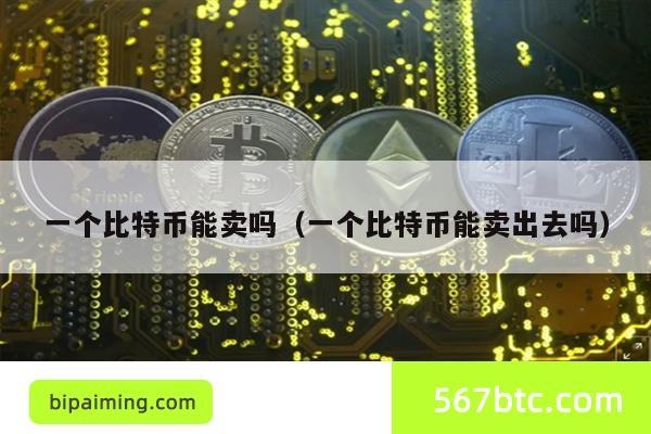 一个比特币能卖吗（一个比特币能卖出去吗）
