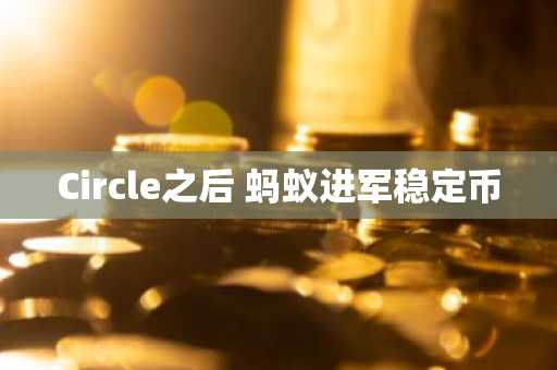 Circle之后 蚂蚁进军稳定币