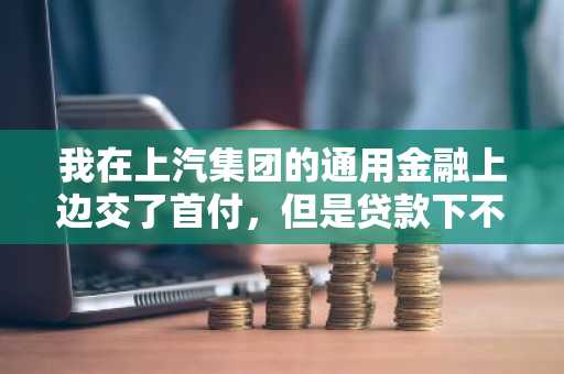 我在上汽集团的通用金融上边交了首付，但是贷款下不来啊？