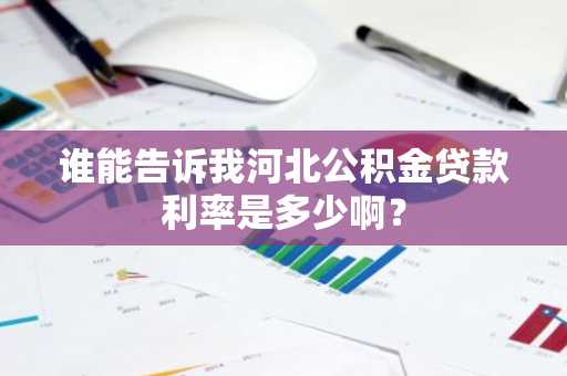谁能告诉我河北公积金贷款利率是多少啊？