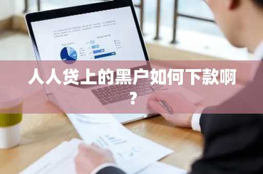 人人贷上的黑户如何下款啊？