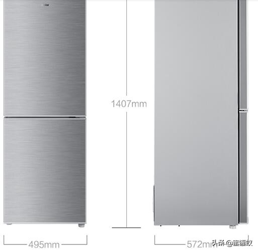 海尔冰箱尺寸（海尔冰箱尺寸长宽高双门）