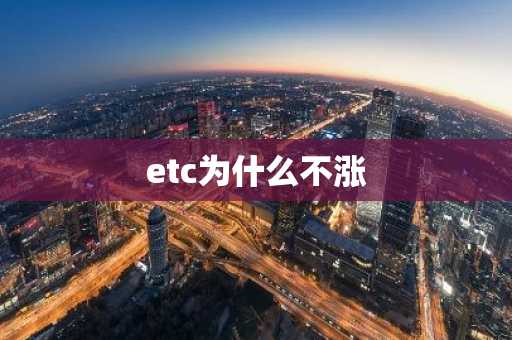 etc为什么不涨