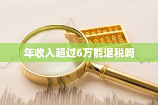 年收入超过6万能退税吗