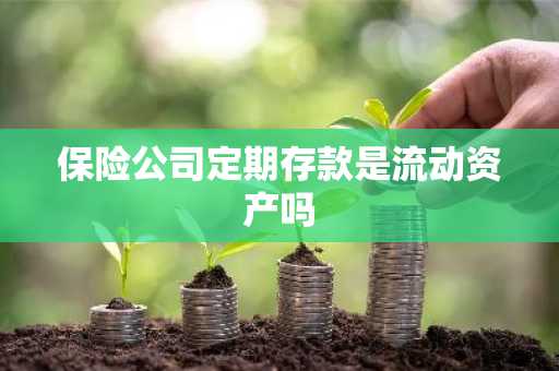保险公司定期存款是流动资产吗