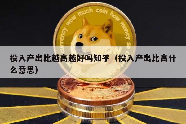 投入产出比越高越好吗知乎（投入产出比高什么意思）