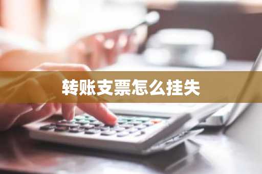 转账支票怎么挂失