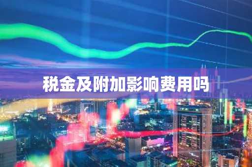 税金及附加影响费用吗