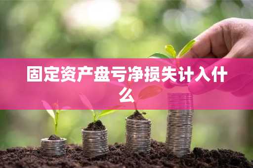 固定资产盘亏净损失计入什么