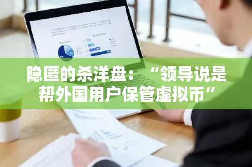 隐匿的杀洋盘：“领导说是帮外国用户保管虚拟币”