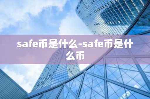 safe币是什么-safe币是什么币