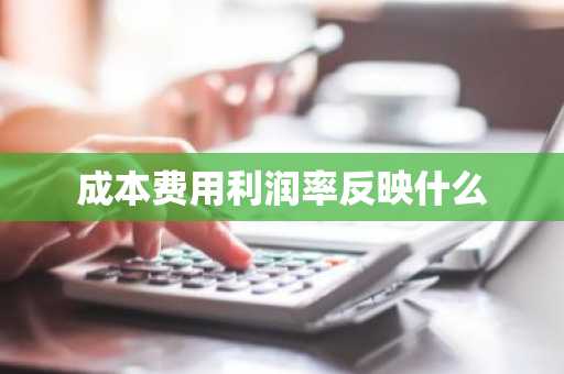 成本费用利润率反映什么
