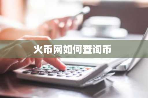 火币网如何查询币