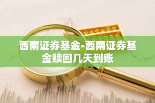 西南证券基金-西南证券基金赎回几天到账