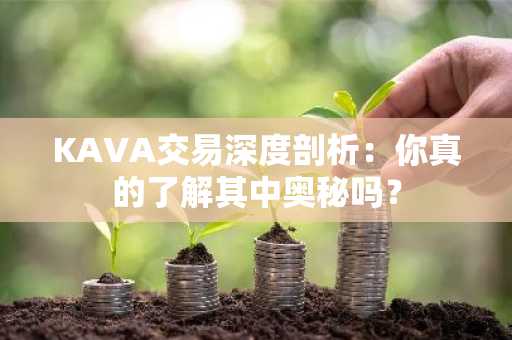 KAVA交易深度剖析：你真的了解其中奥秘吗？