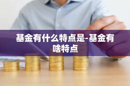 基金有什么特点是-基金有啥特点