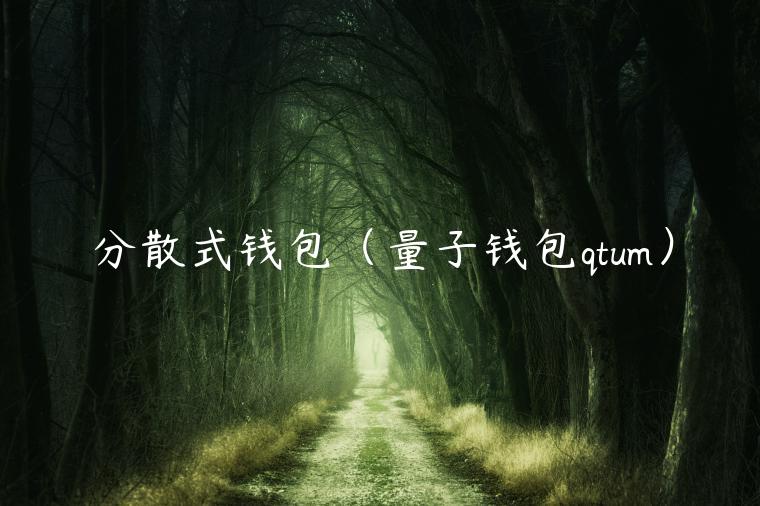 分散式钱包（量子钱包qtum）