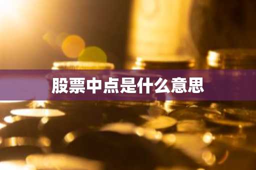 股票中点是什么意思