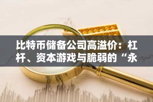 比特币储备公司高溢价：杠杆、资本游戏与脆弱的“永动机”