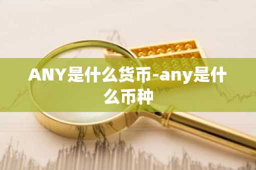 ANY是什么货币-any是什么币种