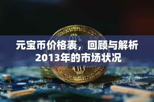 元宝币价格表，回顾与解析 2013年的市场状况
