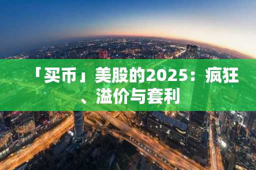 「买币」美股的2025：疯狂、溢价与套利