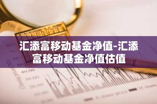 汇添富移动基金净值-汇添富移动基金净值估值
