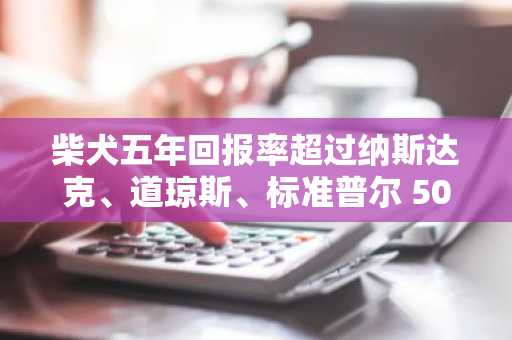 柴犬五年回报率超过纳斯达克、道琼斯、标准普尔 500 指数