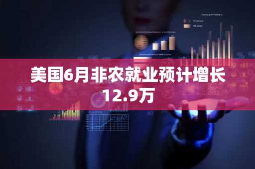 美国6月非农就业预计增长12.9万